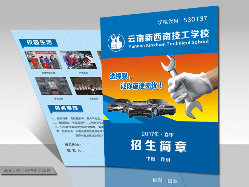 招生簡(jiǎn)章-彩頁(yè)印刷
